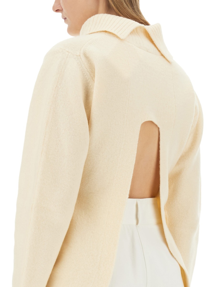 Jil Sander Turtleneck Shirt In Nude
