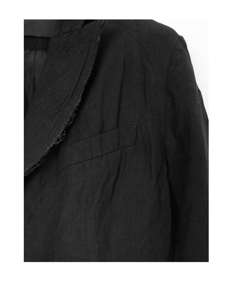 Marc Le Bihan Long-sleeved Casual Jacket In Black