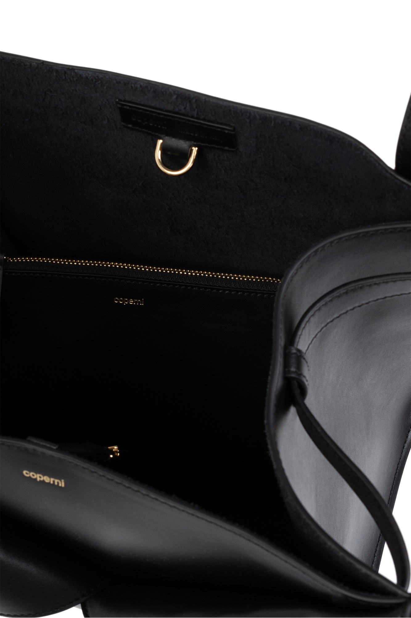 Coperni Folded-detail Shoulder Bag In Black