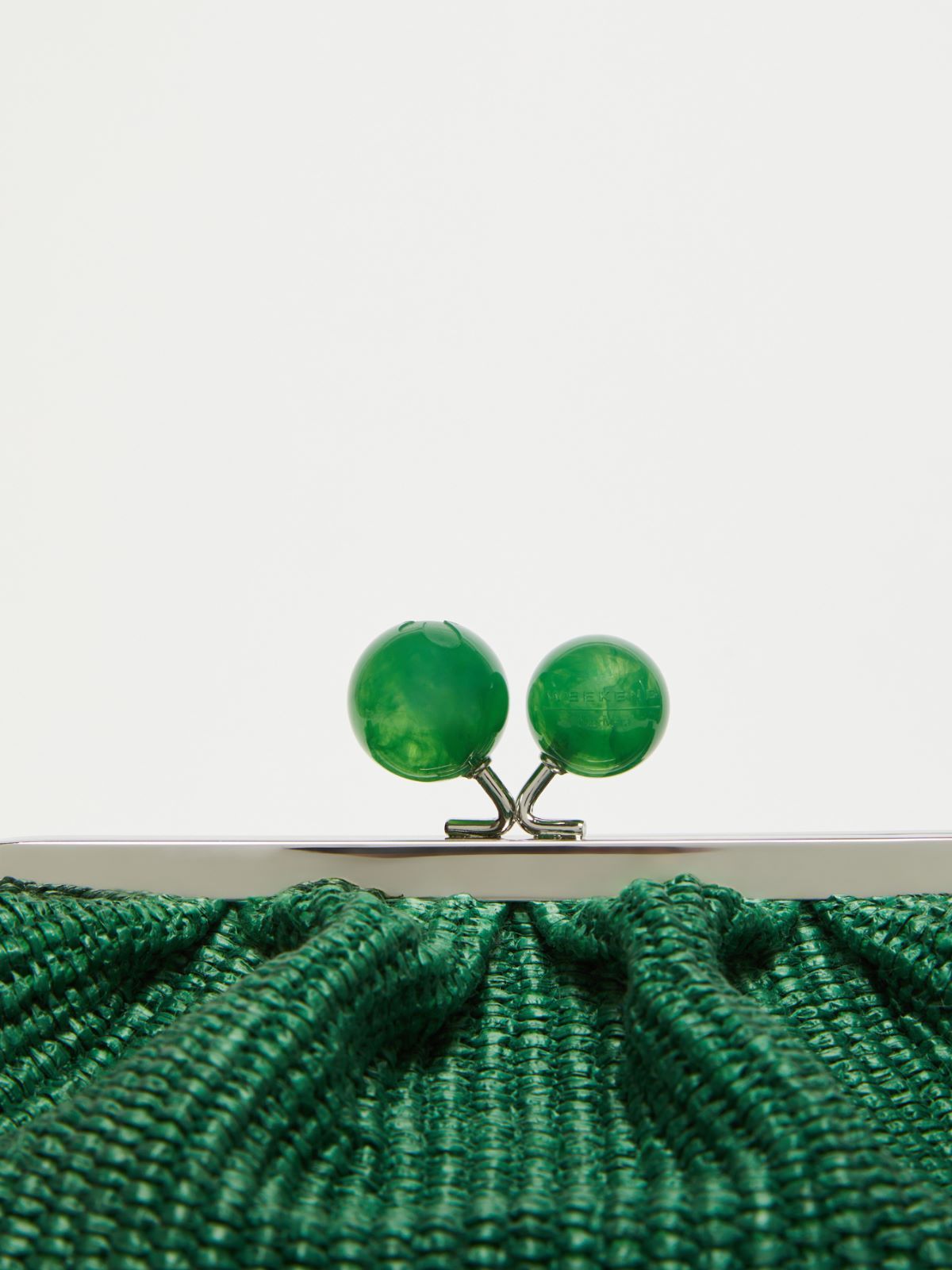 Weekend Max Mara Chain Shoulder Bag In Green