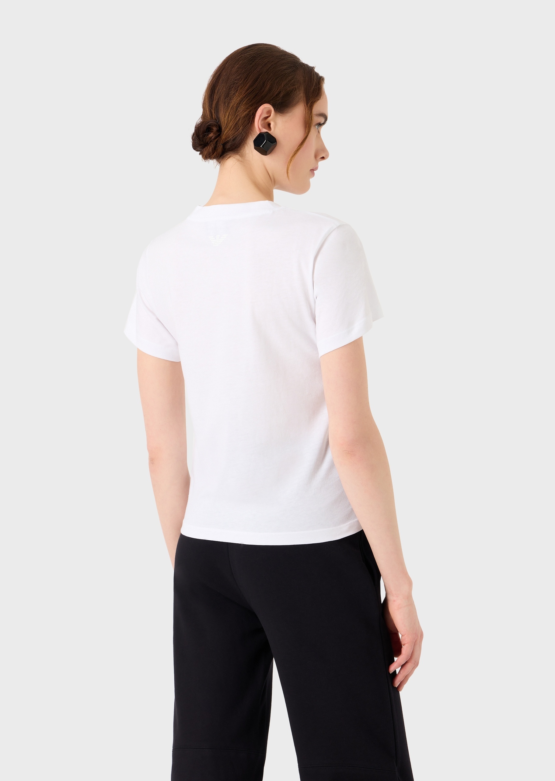 EMPORIO ARMANI LOGO-PRINT SHORT-SLEEVE T-SHIRT