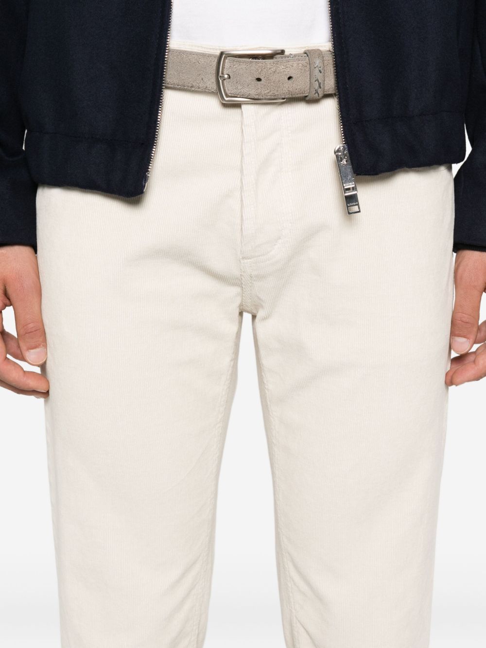 Dondup Natural Straight Leg Jeans In White