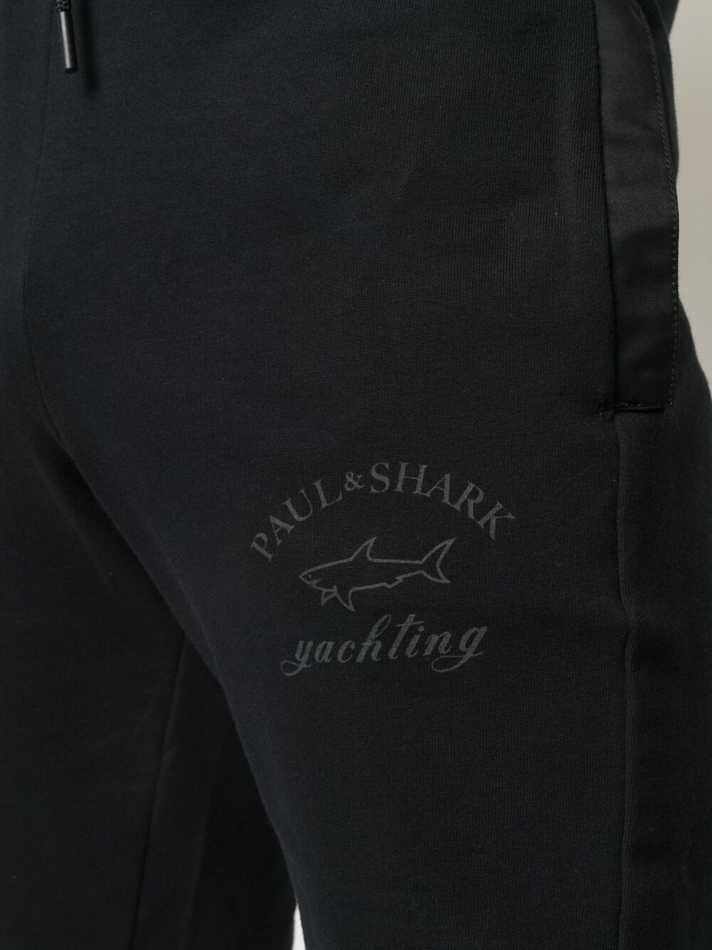 Paul & Shark Slim-fit Jersey Shorts In Black