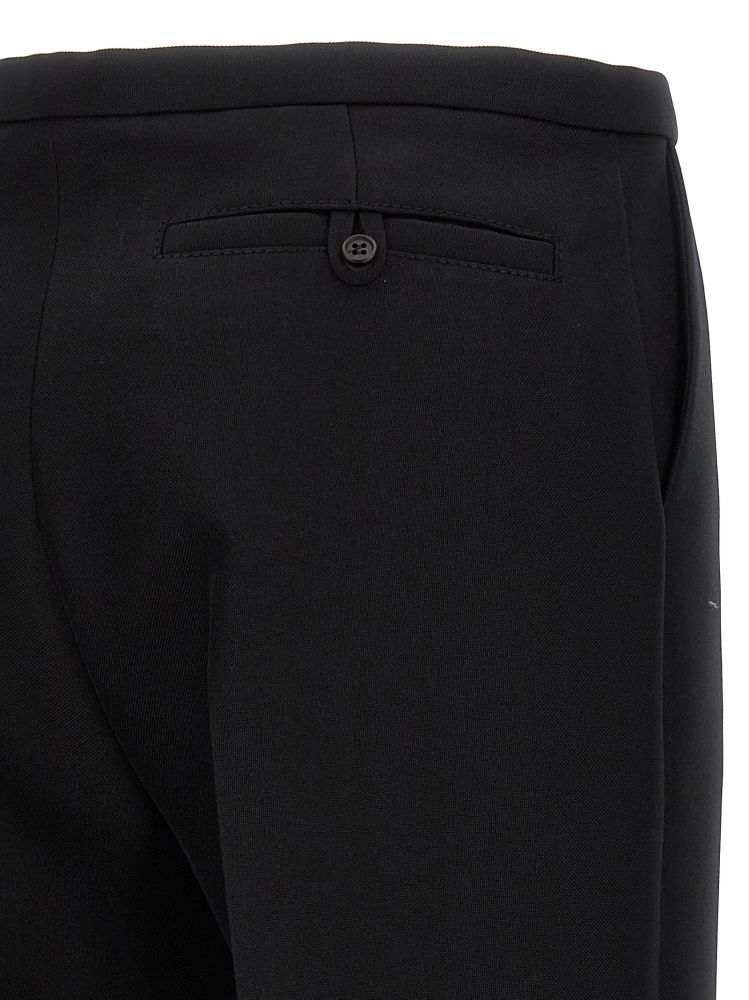 Philosophy Di Lorenzo Serafini Techno Grain De Poudre Trousers Pants Black In Black