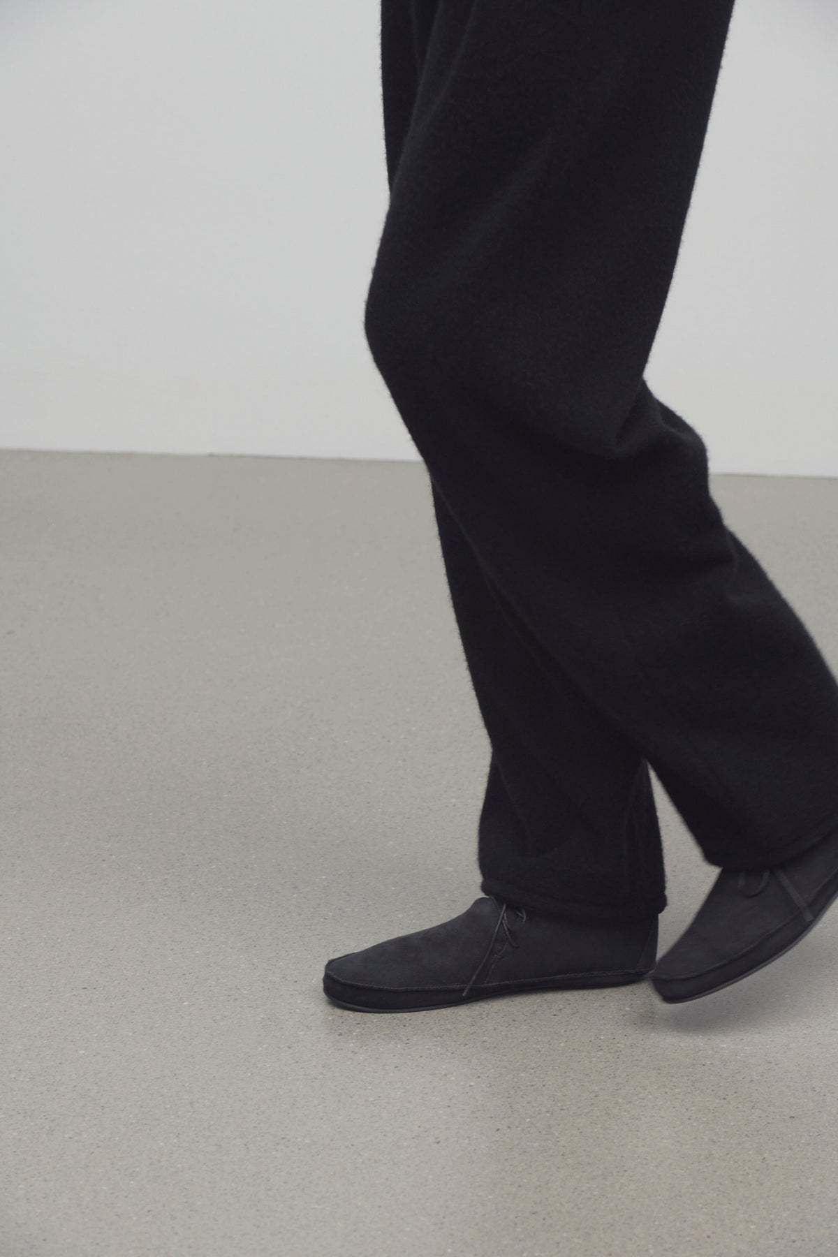 The Row Lacing Short Boots In Black