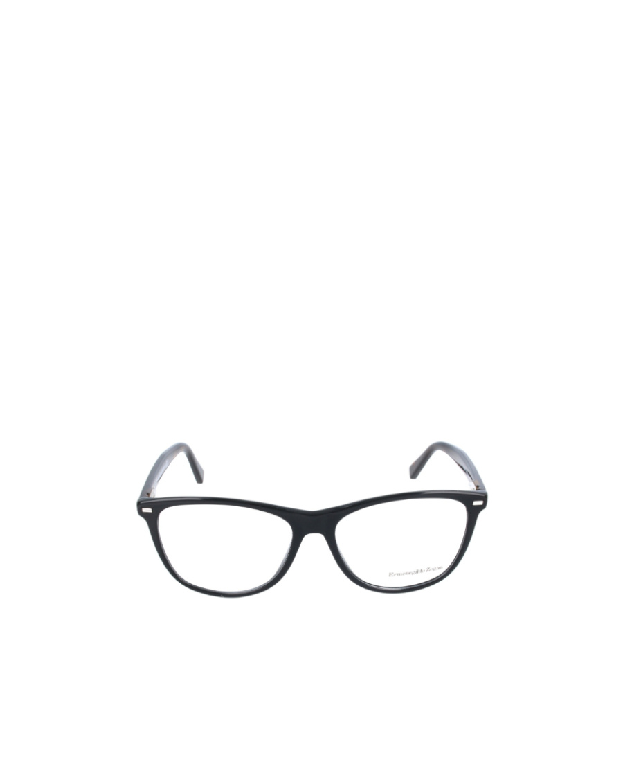 Zegna Contrasting Thick Frame Flat Mirror In Gray