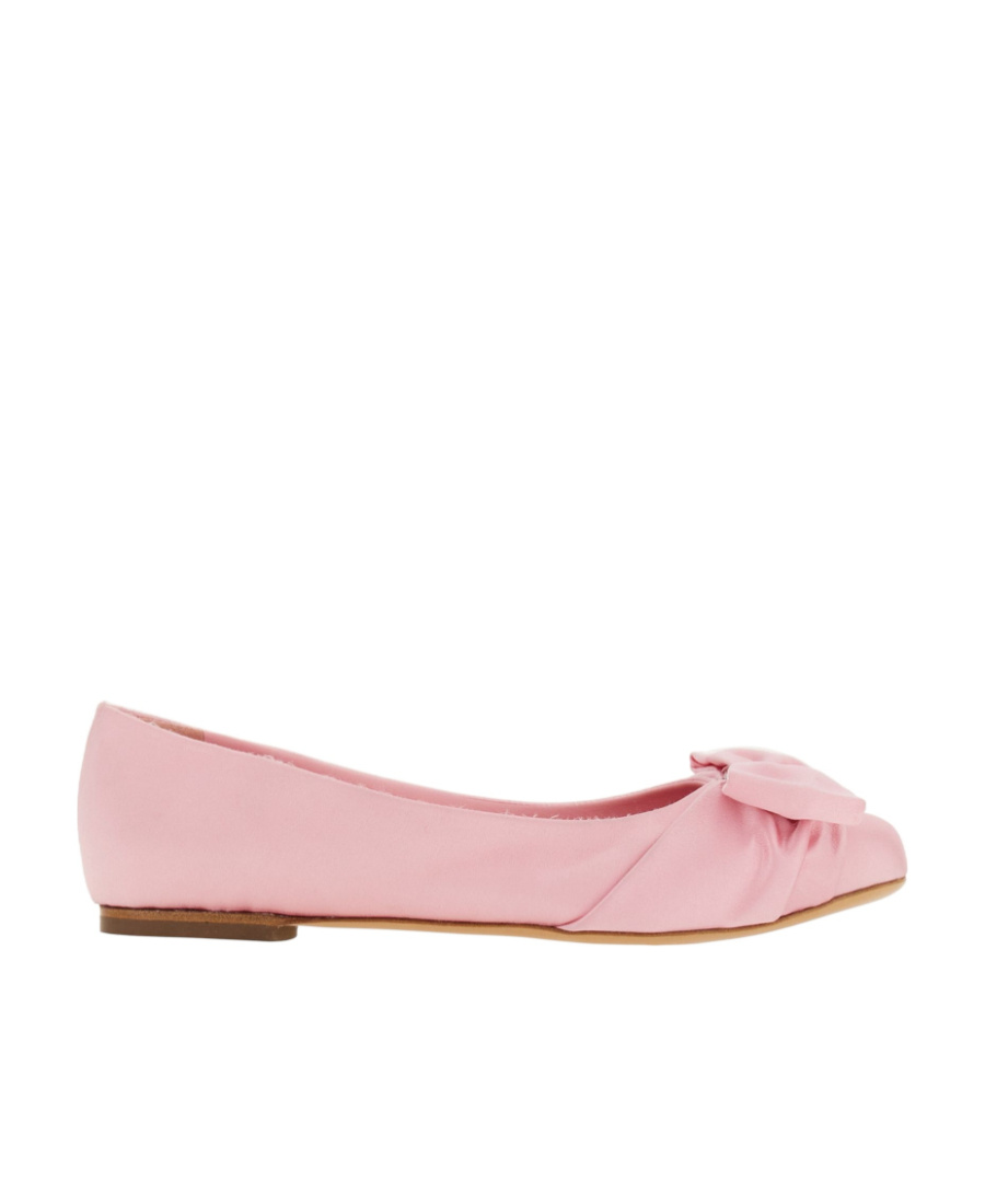 Ferragamo Vara Bow-detailing Leather Loafers In Pink