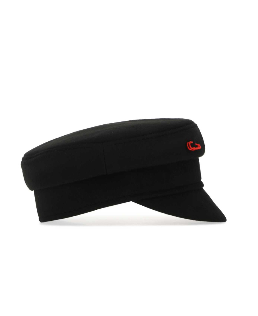 Ruslan Baginskiy Logo-embroidered Baker Boy Cap In Black