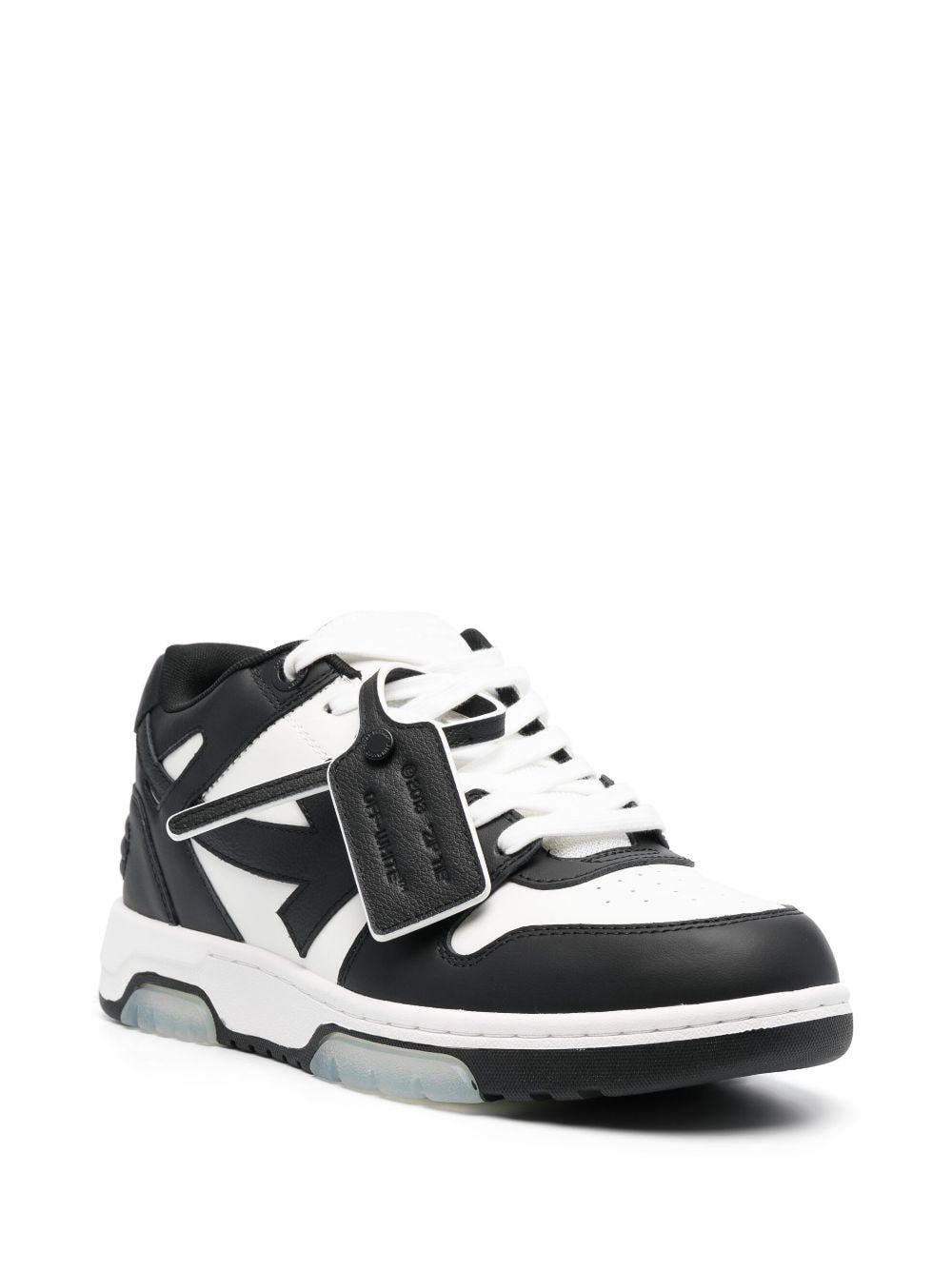 Shop Off-white Out Of Office Lace-up Sneakers In Black