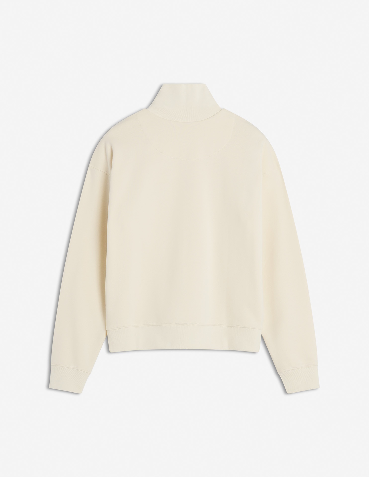 Shop Maison Kitsuné Long Sleeve Sweatshirt In White