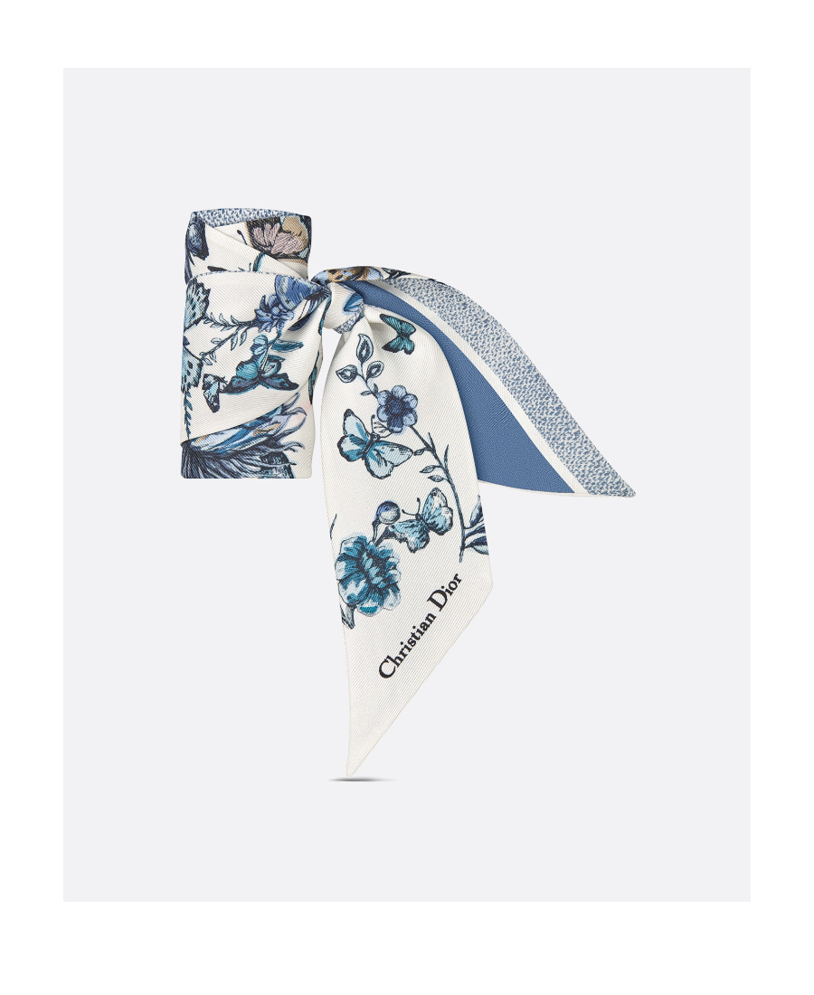 Dior Mitzah Scarf In Gray