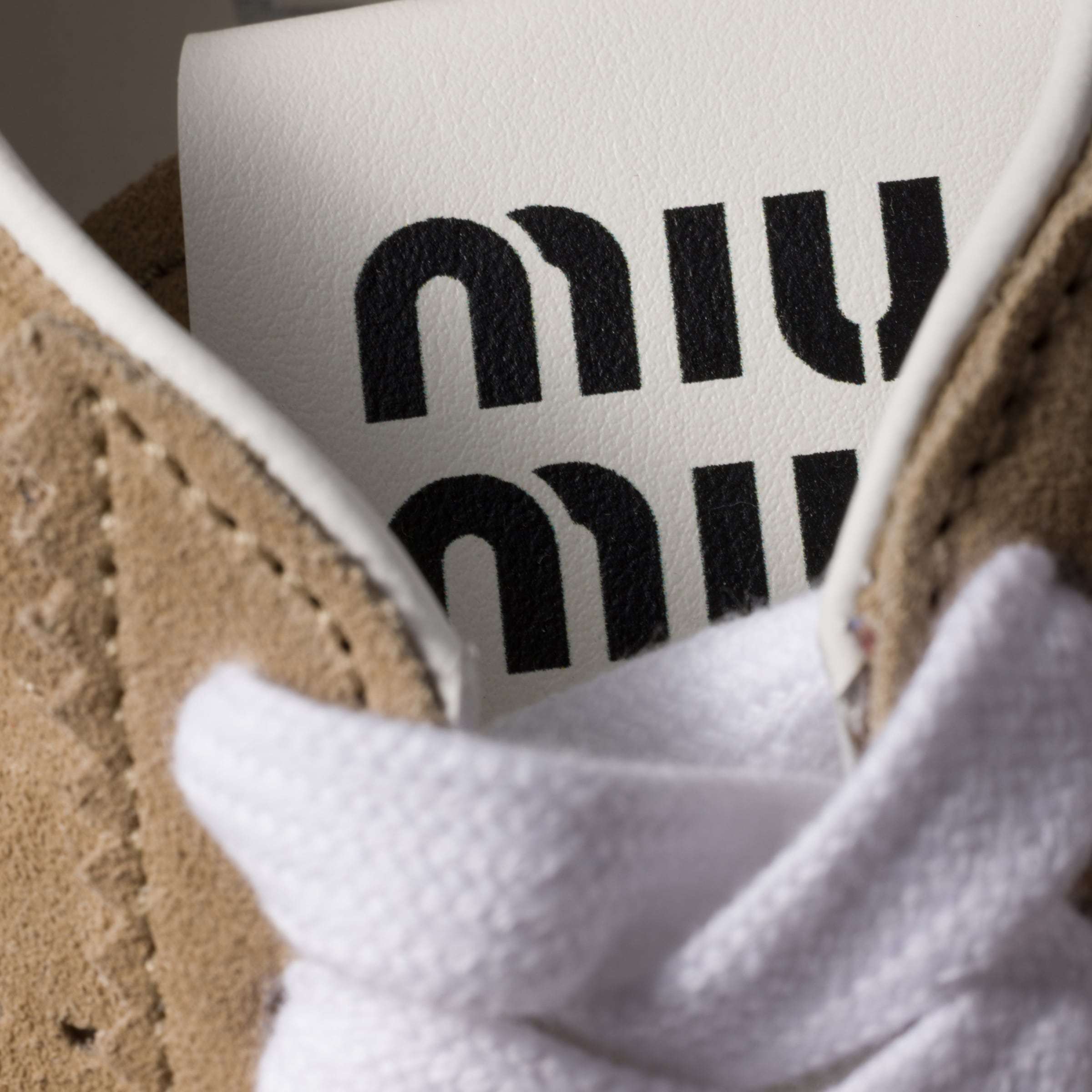 MIU MIU PLUME SUEDE SNEAKERS