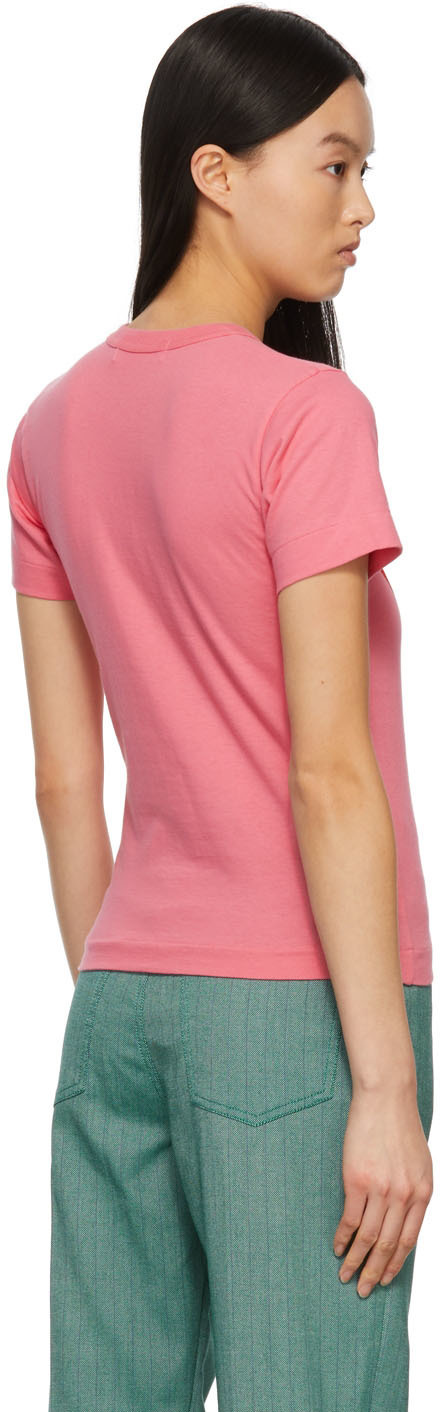 Comme Des Garçons Play Pattern Printed Short-sleeved T-shirt In Multicolor