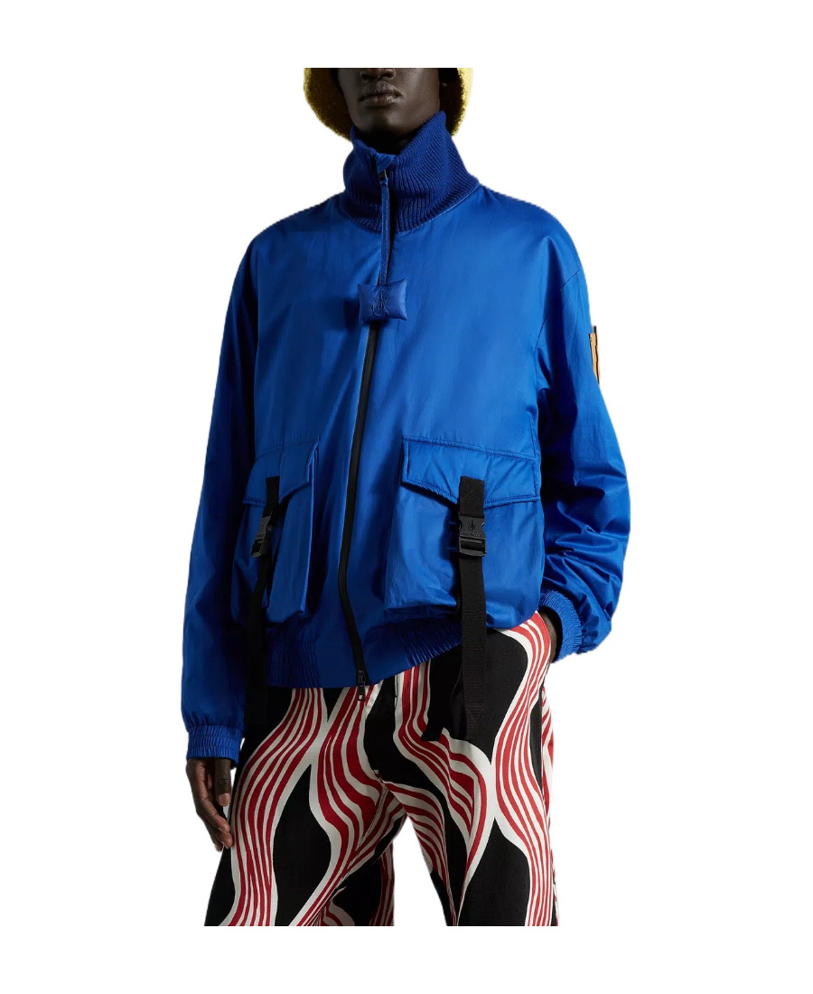 Moncler X Jw Anderson Short Padded Jacket In Blue