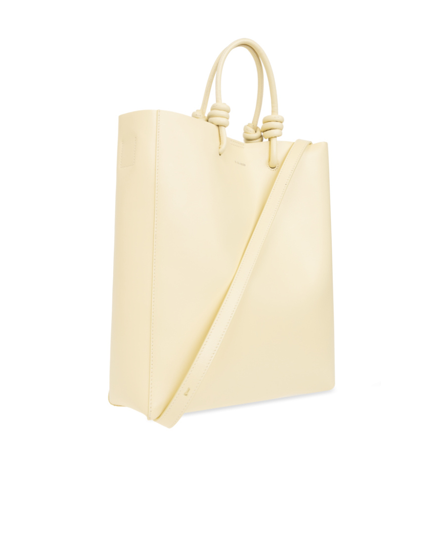 Jil Sander Giro Leather Crossbody Bag In Nude