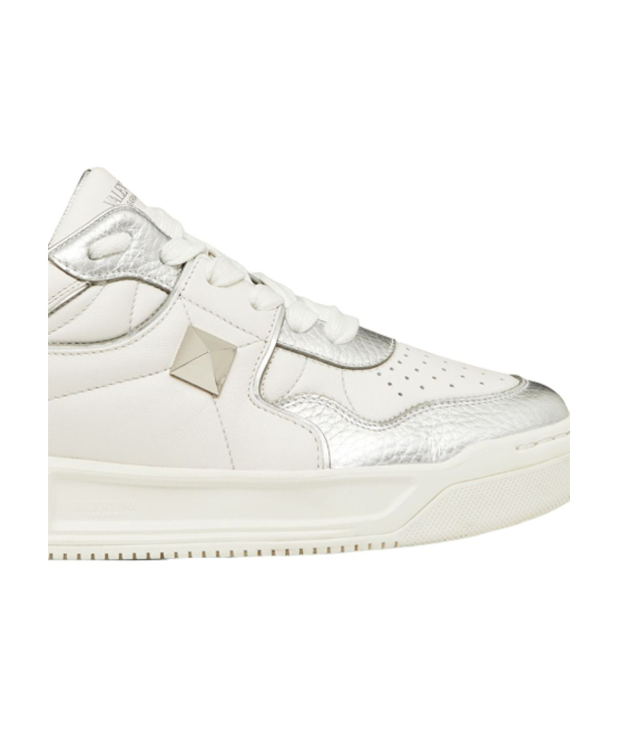 Valentino One Stud Xl Low-cut Sneakers In White