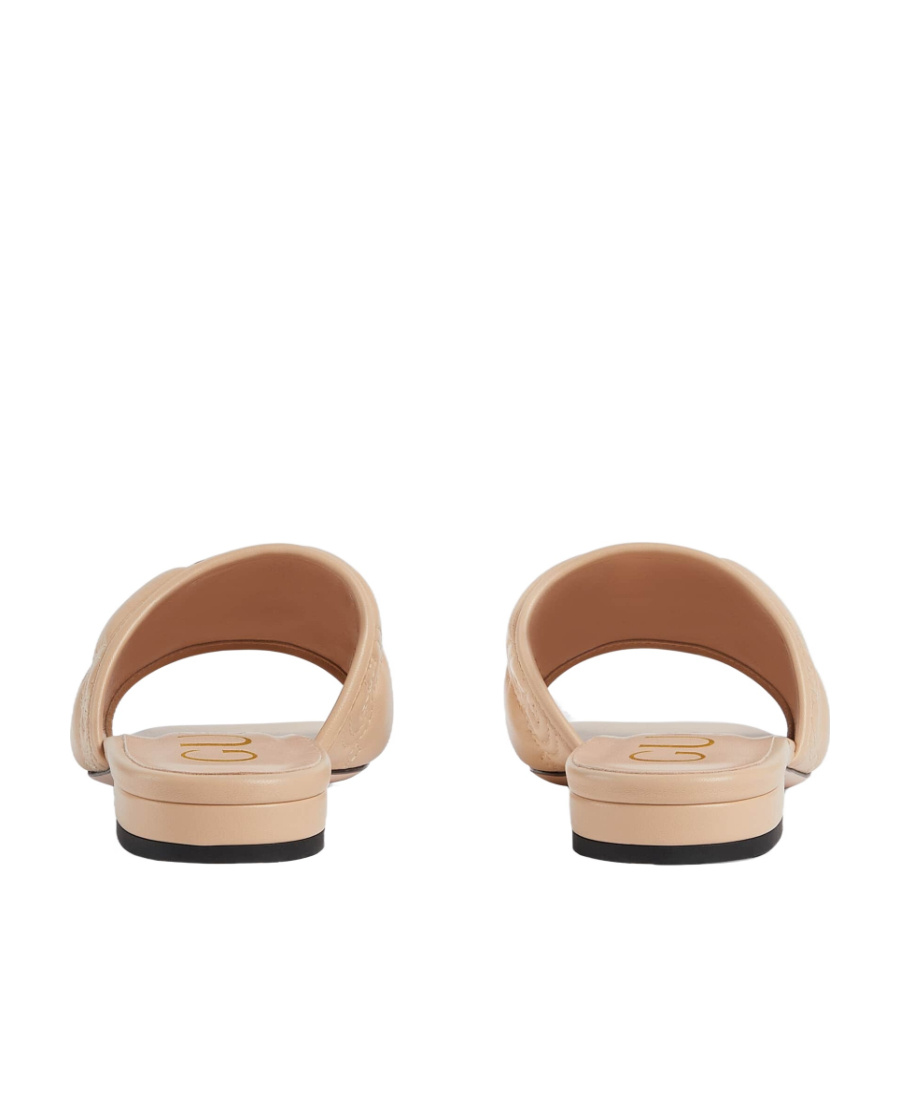 Gucci Gg Matelassé Slide Sandals