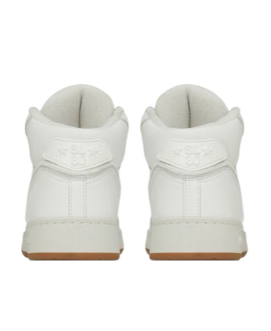 SAINT LAURENT LACE-UP HI-TOP SNEAKERS