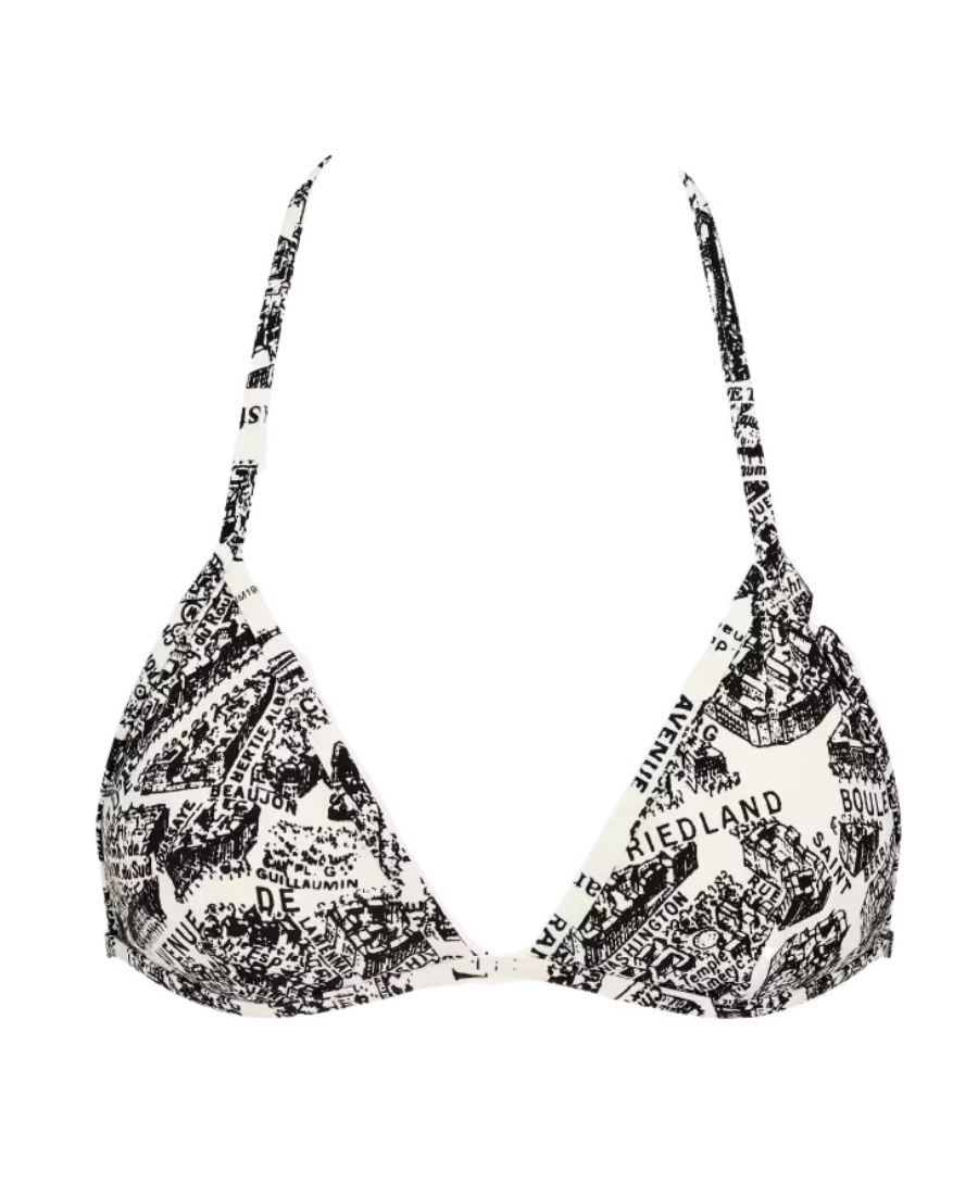 Shop Dior Bikini Top In White