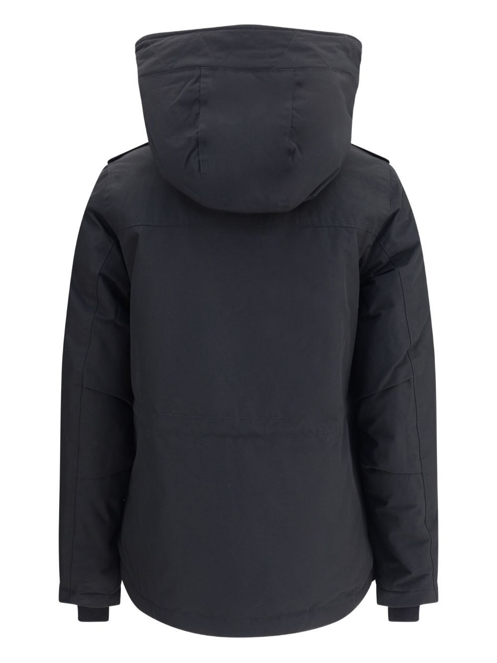 Woolrich Military Inspired Hooded Jacket In Black