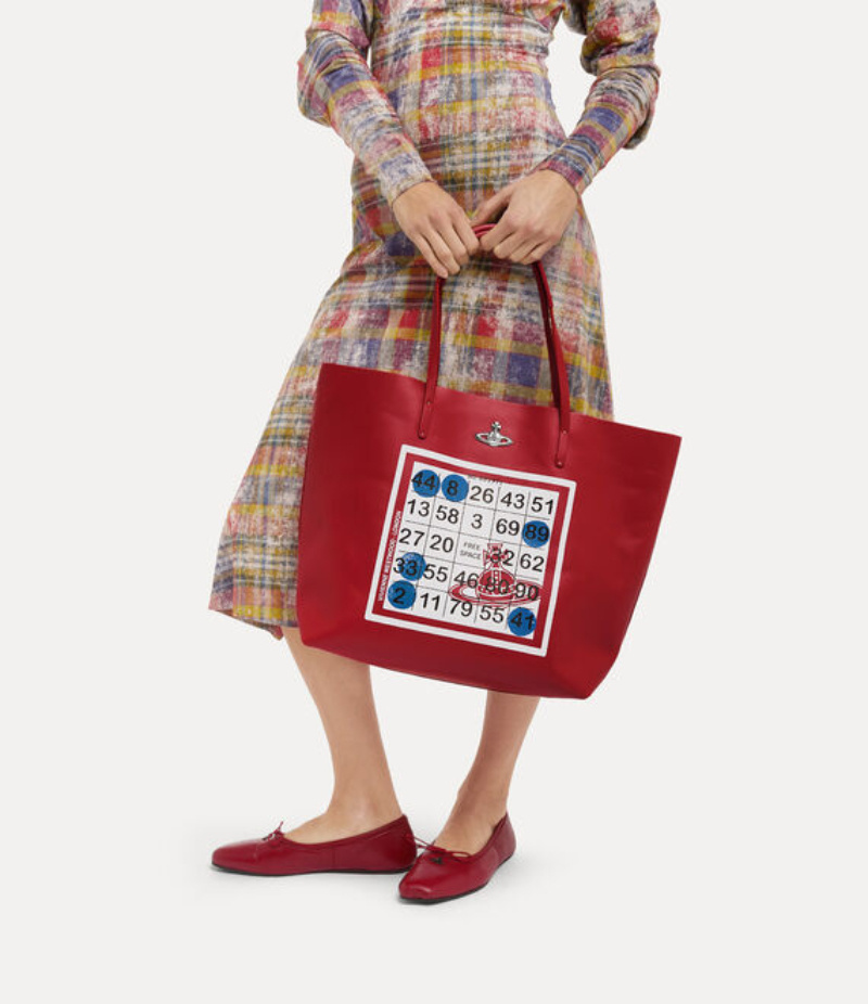 Vivienne Westwood Bingo-print Orb-embellishment Tote Bag