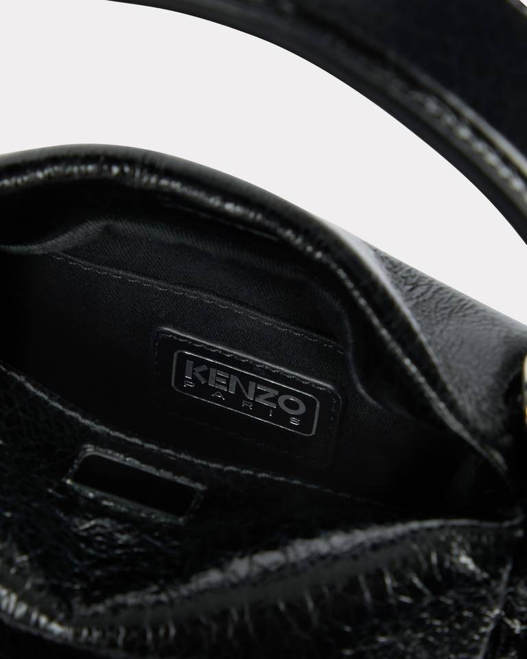 Kenzo ' Furoshiki' Mini Bag In Leather In Black