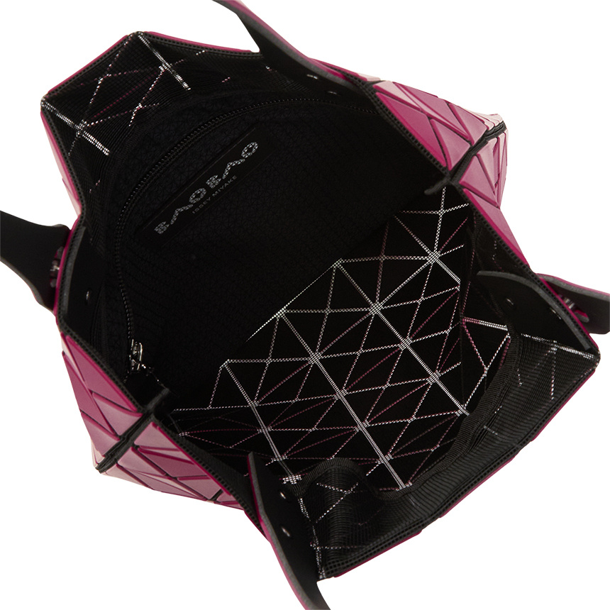 Issey Miyake Prism Geometric Pattern Handbag In Red