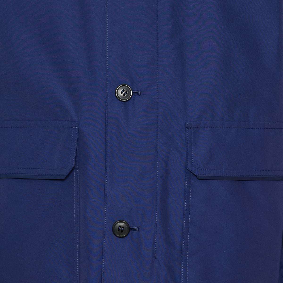 Shop Zegna Textured Shirt Jacket In Blue
