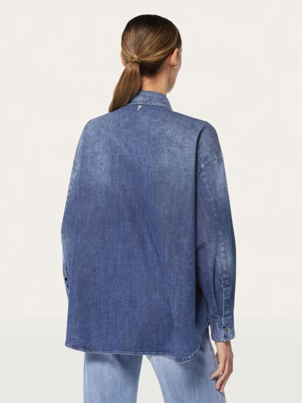 Dondup Denim Shirt In Blue