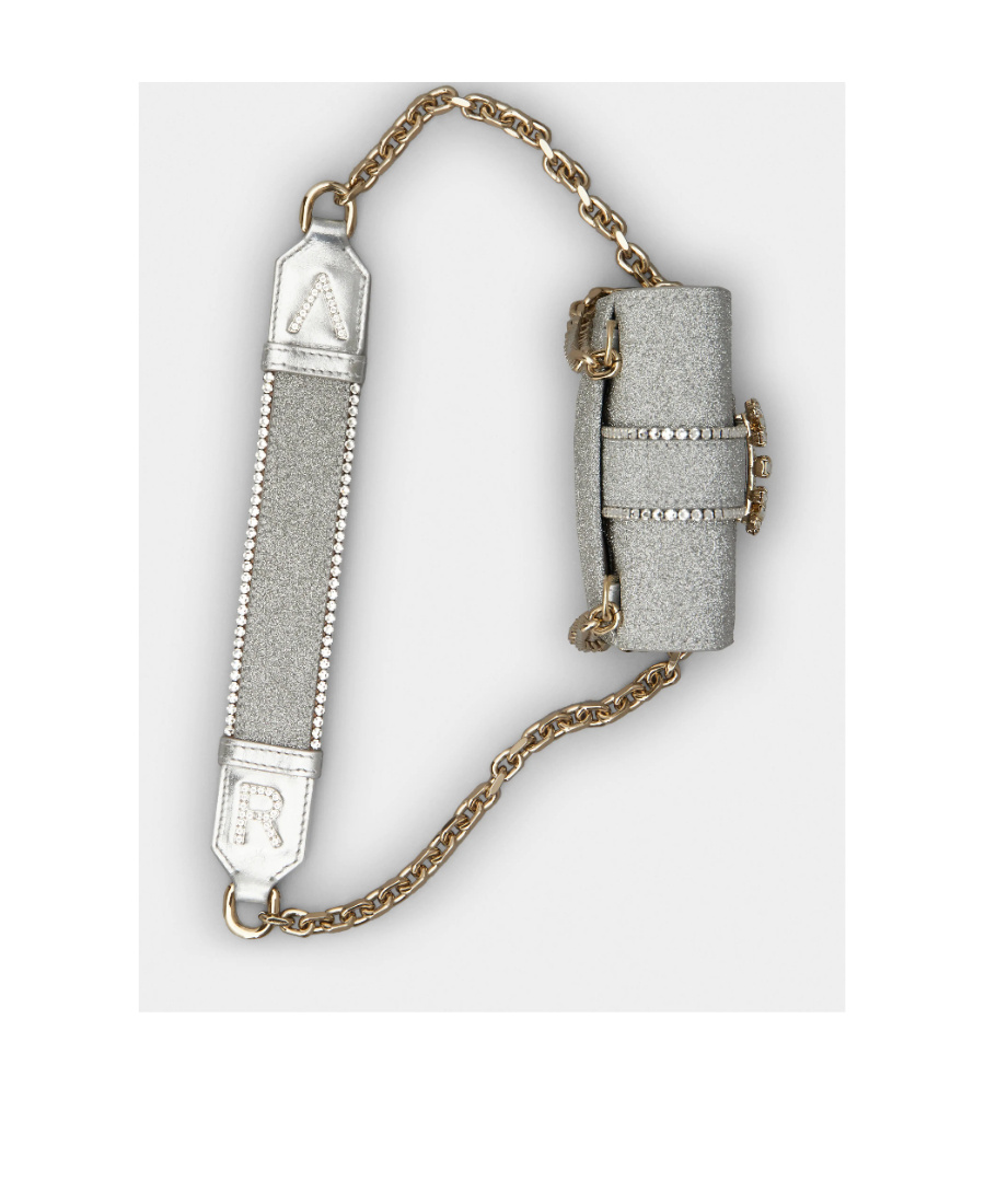 Roger Vivier Mini Shoulder Bag In Gray