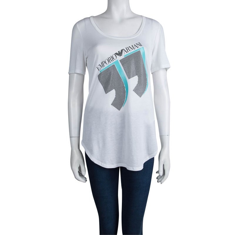 EMPORIO ARMANI LOGO DETAILS T-SHIRT