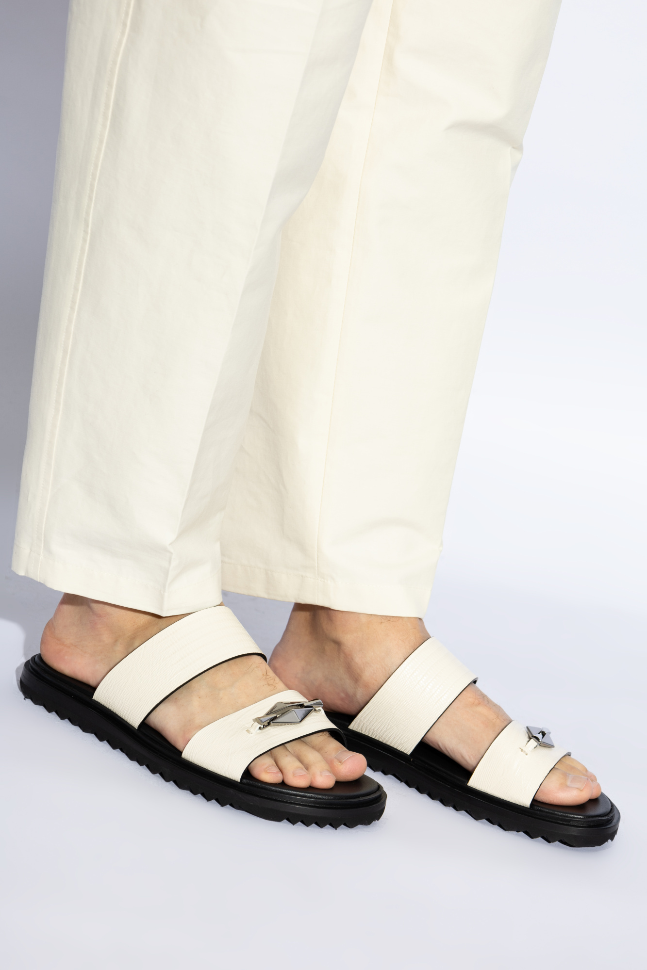 Jimmy Choo Raiden Sandals In Black