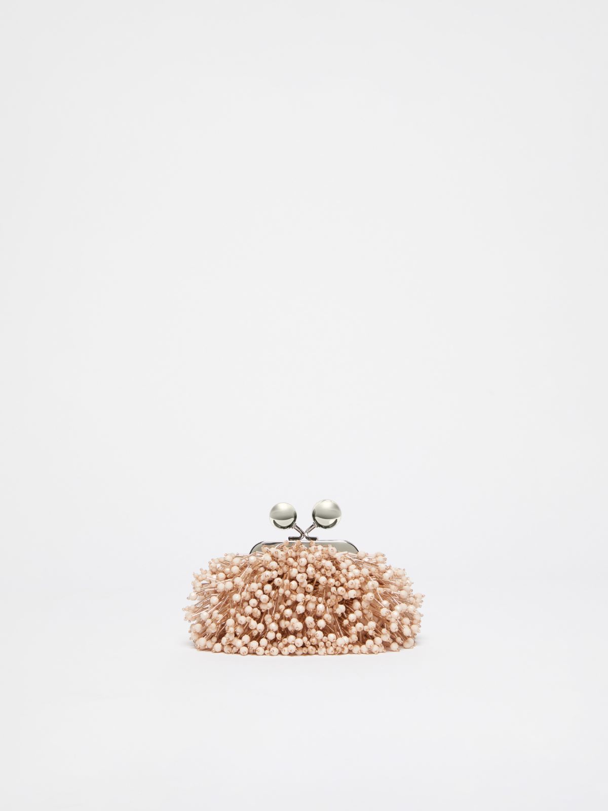 Weekend Max Mara Nano Pasticcino Bag In Satin Sequins
