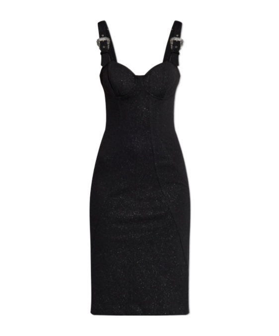 Versace Jeans Sleeveless Dress In Black