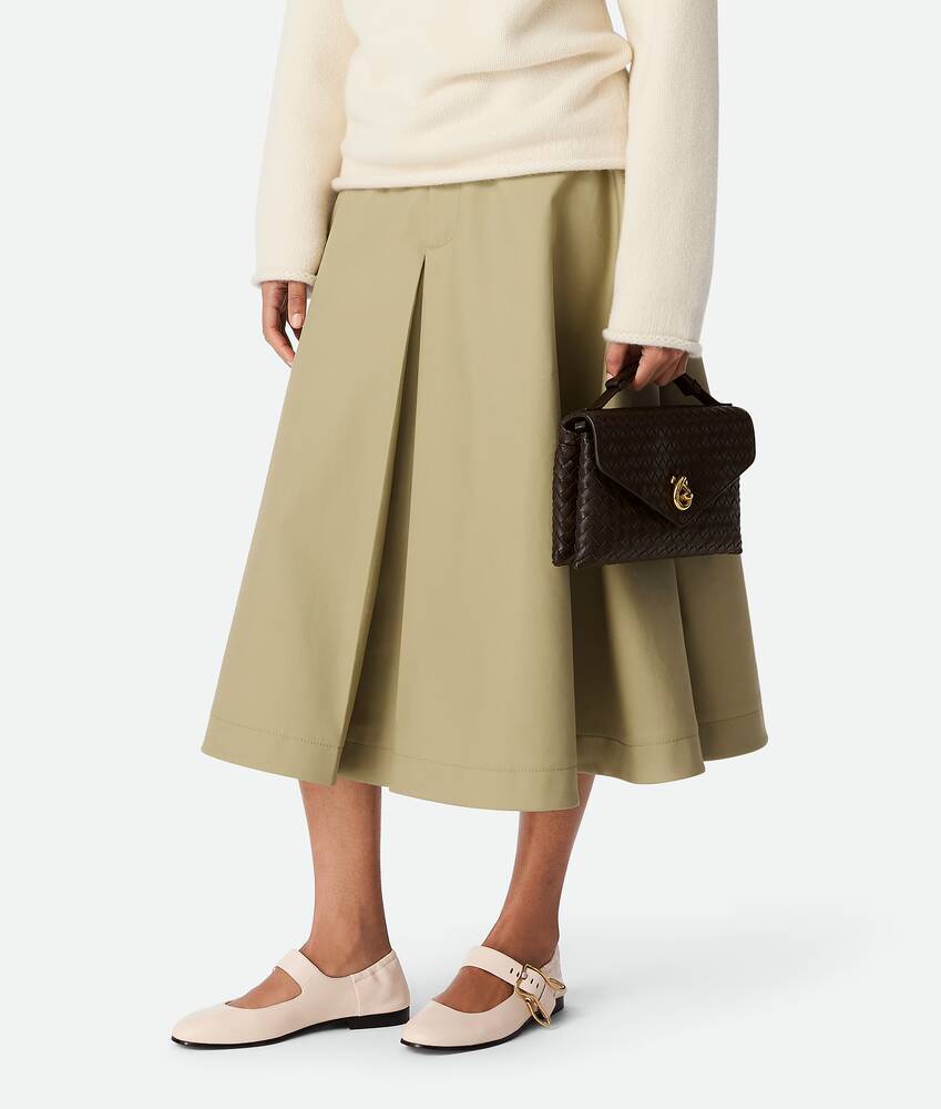 Bottega Veneta Astaire Leather Rabbit Mary Jane Ballerina Flats In Nude