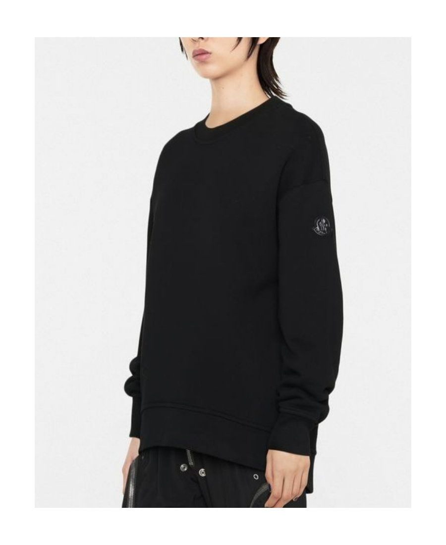 Moncler Logo-print Sweatshirt In Black