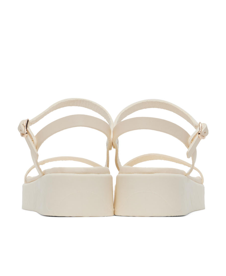 Ancient Greek Sandals Irida Platform Sandals Off White In Neutral