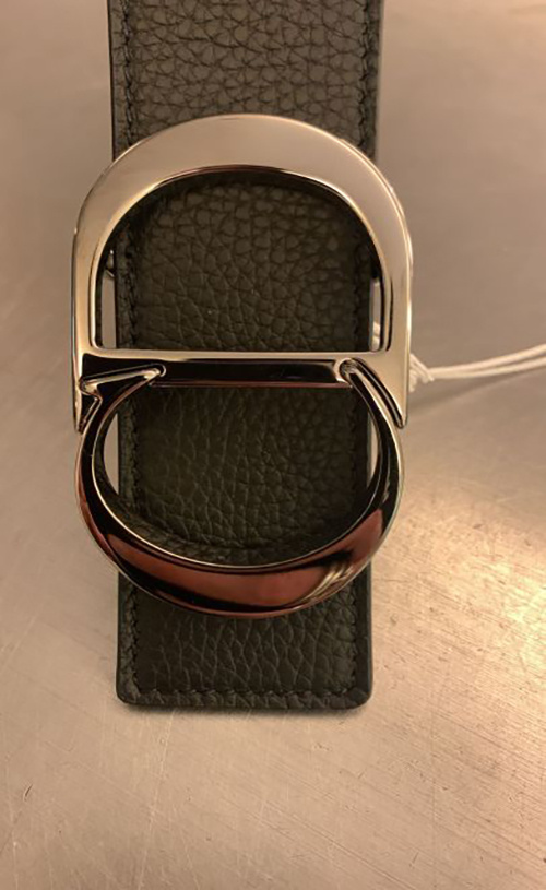 Dior Logo Belt In Black