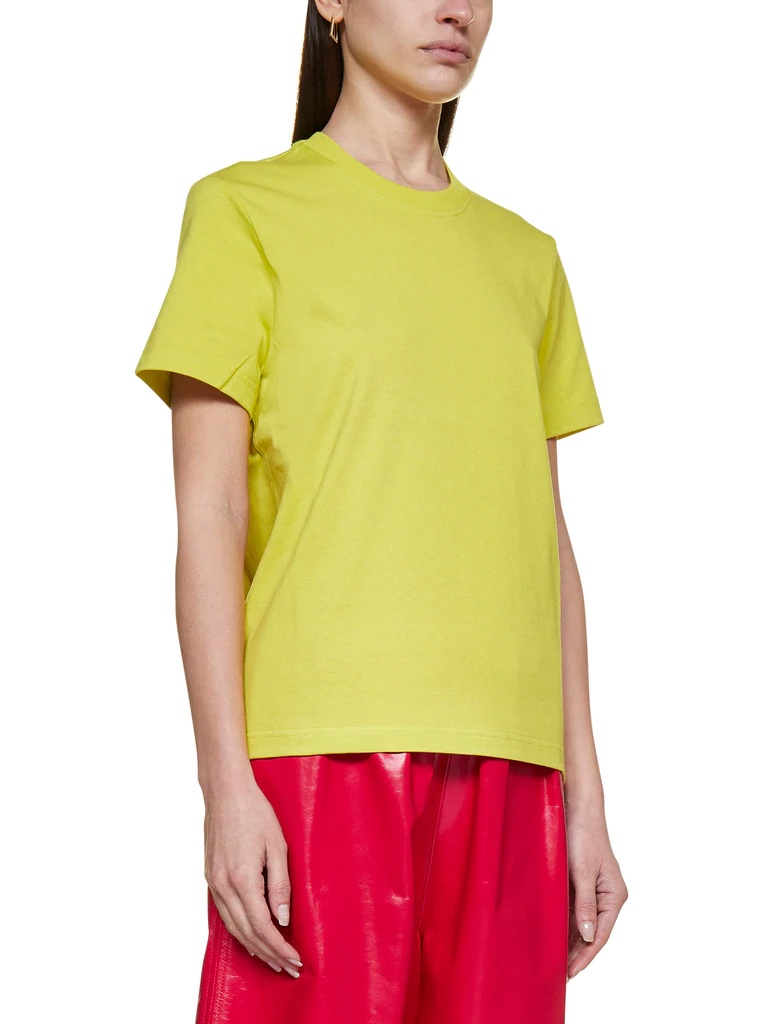 Bottega Veneta Sunrise Cotton-jersey T-shirt In Yellow