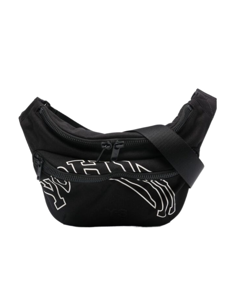Y-3 Logo-embroidered Belt Bag In Black