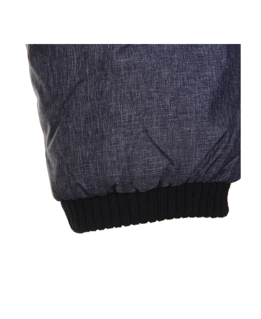 Ea7 Logo Down Jacket In Black