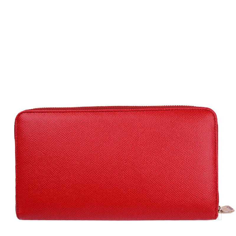 Dolce & Gabbana Logo Details Wallet In Red