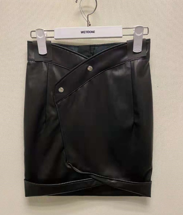 Rta Zipper Skirt In White