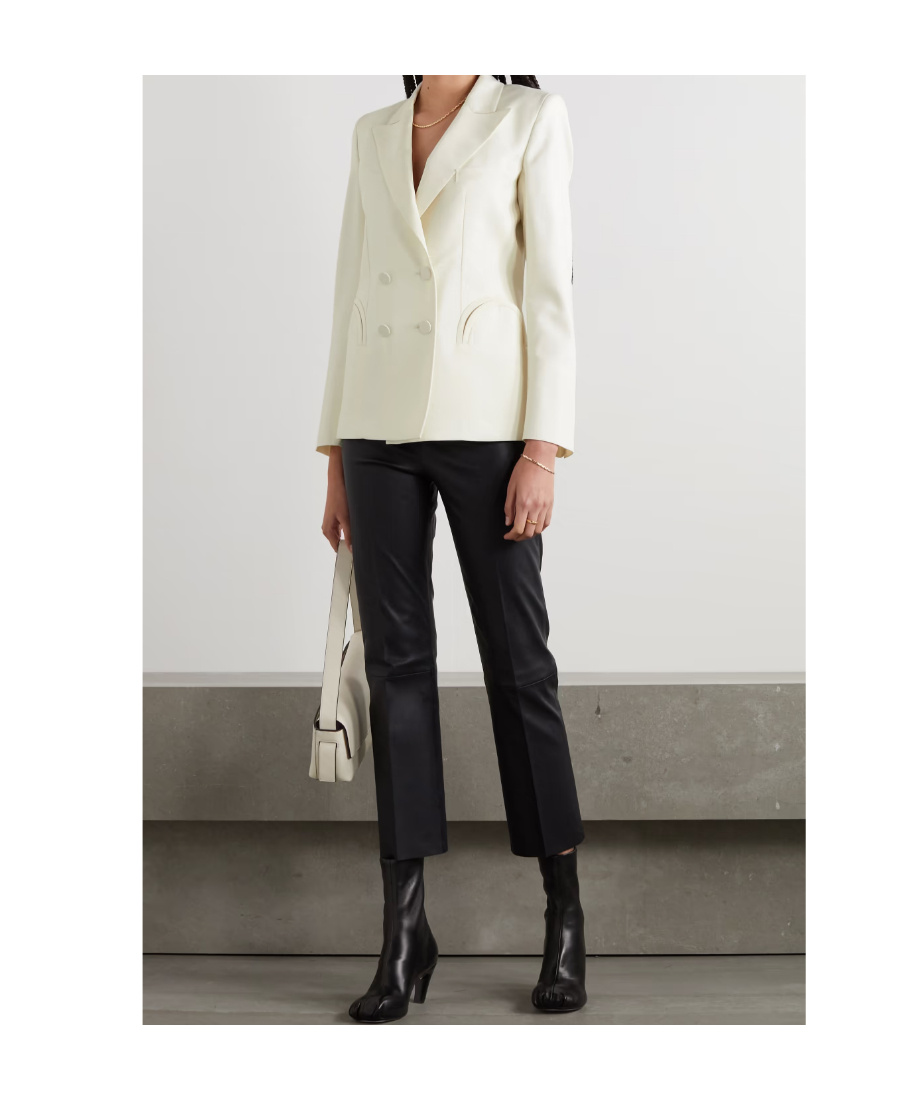 Blazé Milano Double-breasted Suit Jacket In Neutral