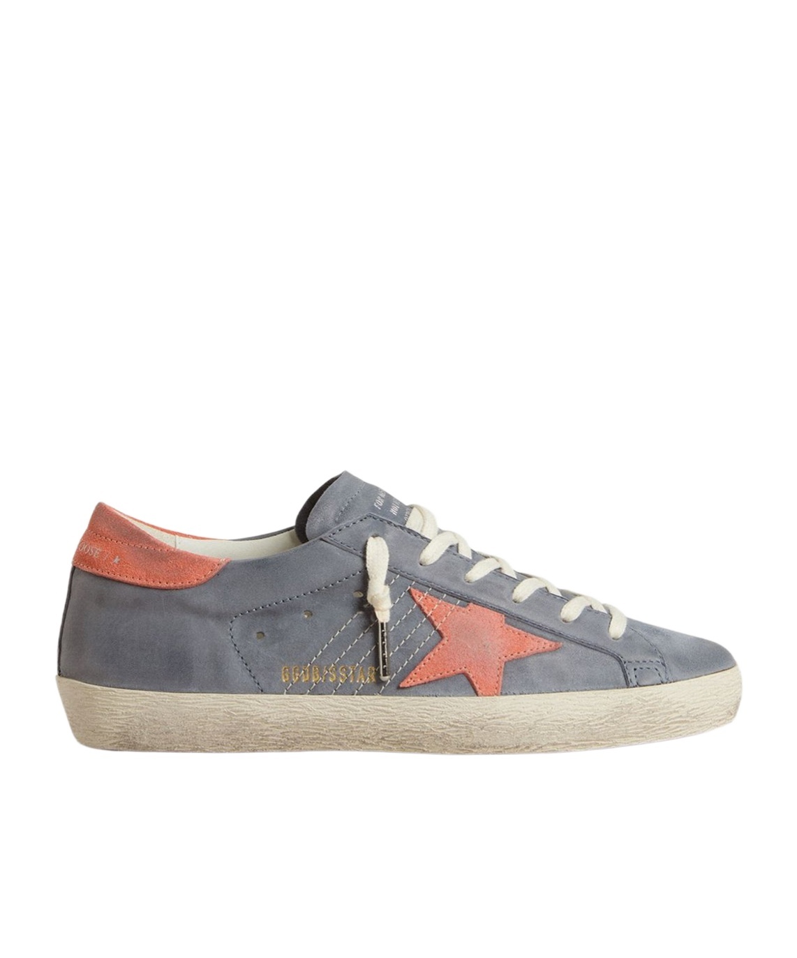 Golden Goose Low Top Sneakers Rubber Sole In Blue