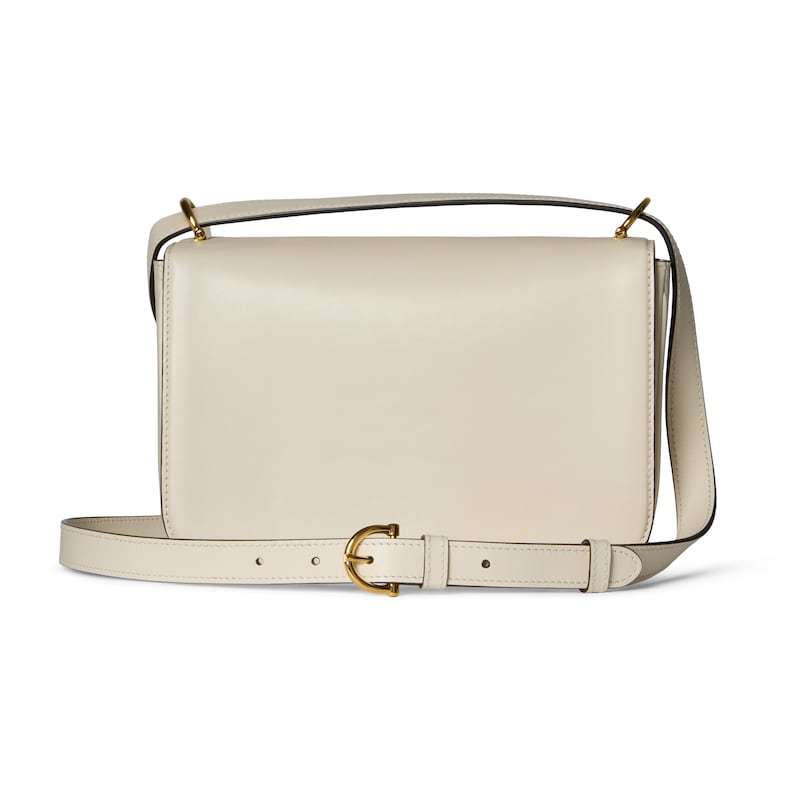 Gucci Siena Small Shoulder Bag In White