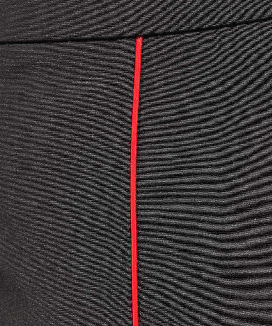 Ferragamo Black Polyester Blend Pant In Black