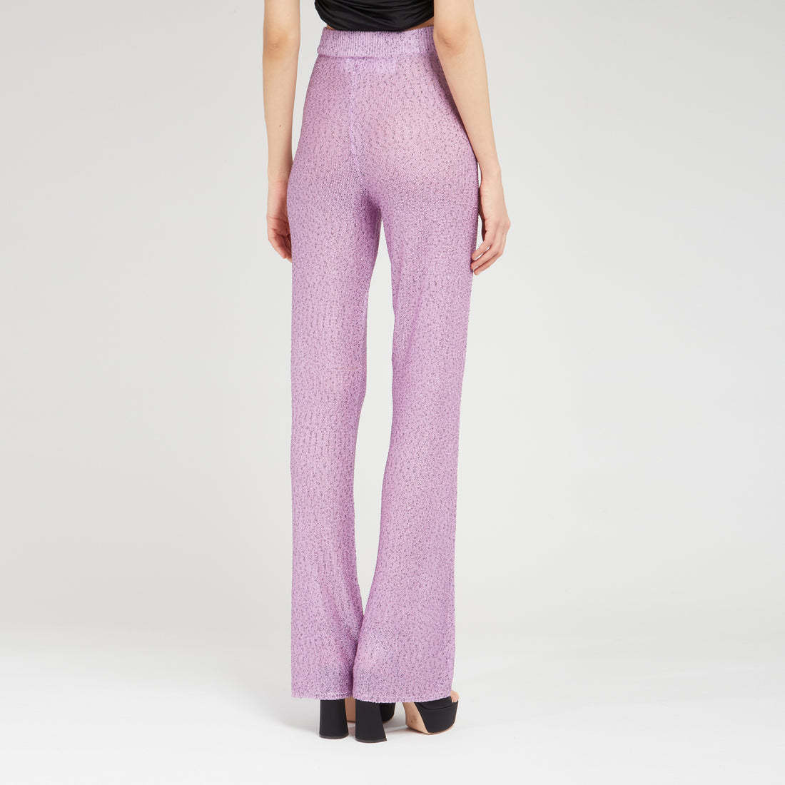 Remain Birger Christensen Elastic Waist Casual Pants In Purple