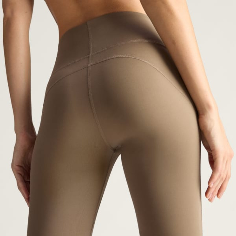 Adidas By Stella Mccartney Yoga High-rise Leggings In Brown