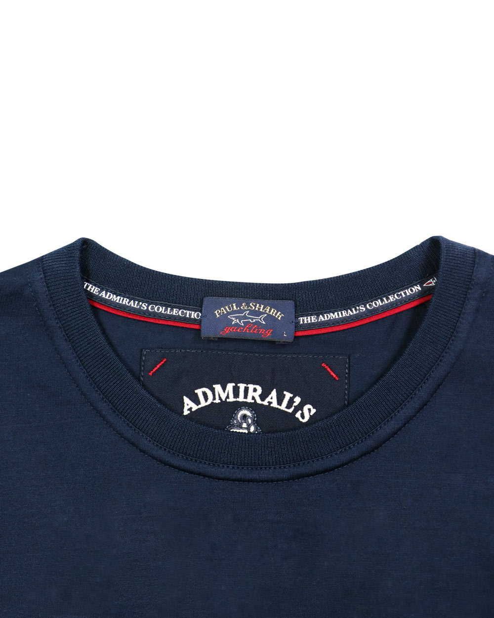 Shop Paul & Shark Logo Embroidered T-shirt In Black
